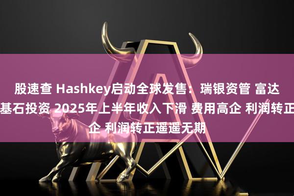 股速查 Hashkey启动全球发售：瑞银资管 富达国际参与基石投资 2025年上半年收入下滑 费用高企 利润转正遥遥无期