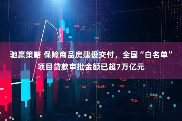 驰赢策略 保障商品房建设交付，全国“白名单”项目贷款审批金额已超7万亿元