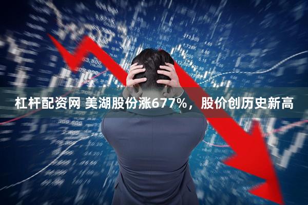 杠杆配资网 美湖股份涨677%，股价创历史新高